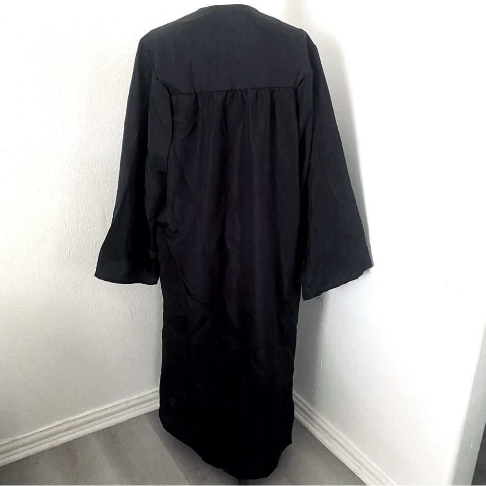 Jostens Graduation Ceremony Gown Texas Southern University 5’10 - 6’0 Black EUC - Picture 4 of 5